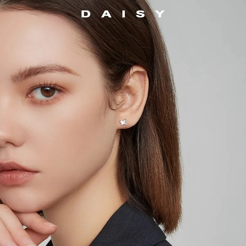 Daisy Dream Full Sterling Silver Stud Earrings Women's-3