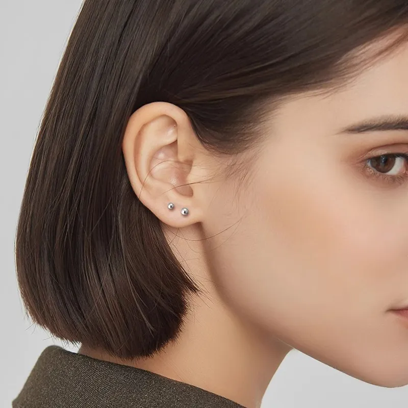 Daisy Dream 999 Fine Silver Stud Earrings Women's-2