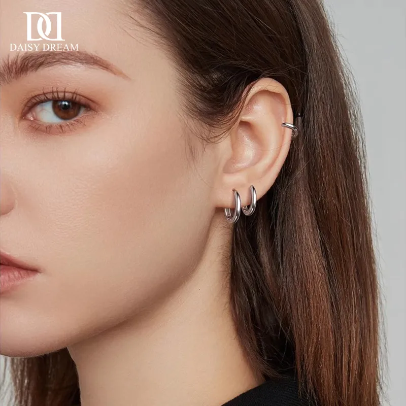 Daisy Dream Titanium Steel Earrings Unisex-1