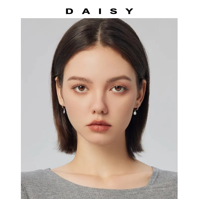 Daisy Dream Full Sterling Silver Earrings Unisex-1