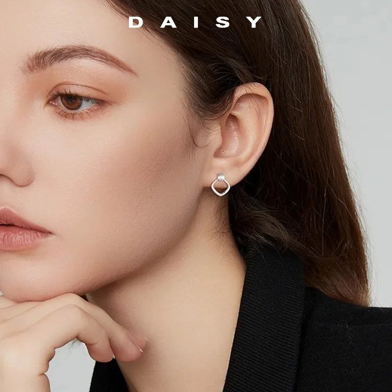 Daisy Dream Full Sterling Silver Earrings Women's-1