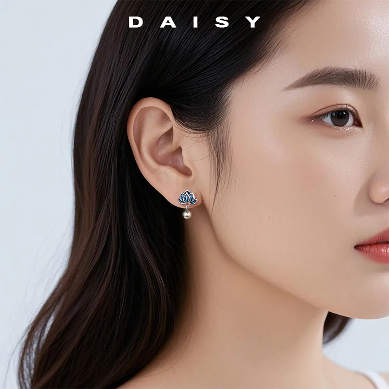 Daisy Dream 925 Sterling Silver Earrings Women's-1