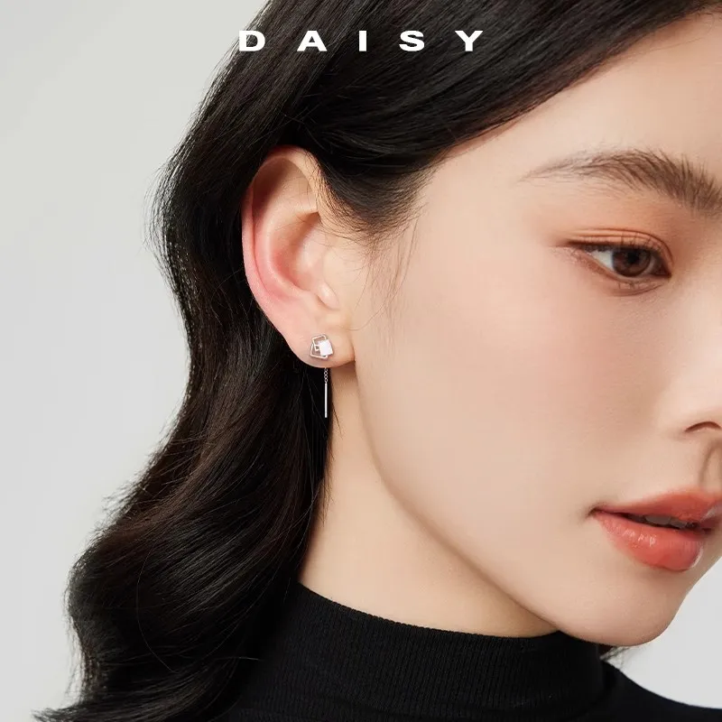 Daisy Dream S999 Fine Silver Earrings Women's-3