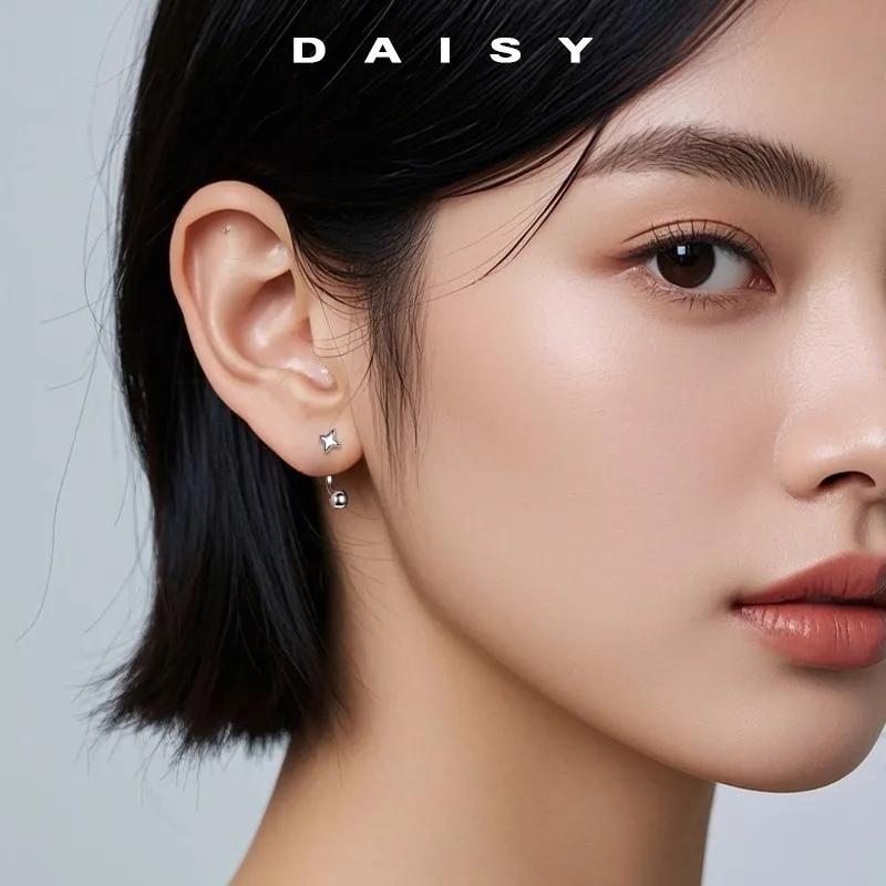 Daisy Dream S925 Silver Stud Earrings Women's-3
