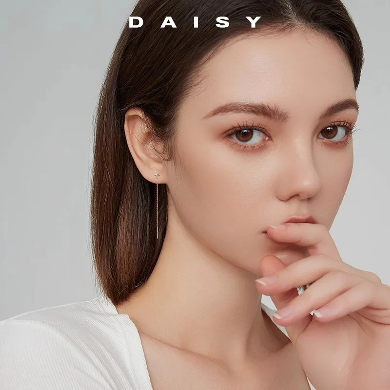 Daisy Dream 999 Fine Silver Earrings Women's-2