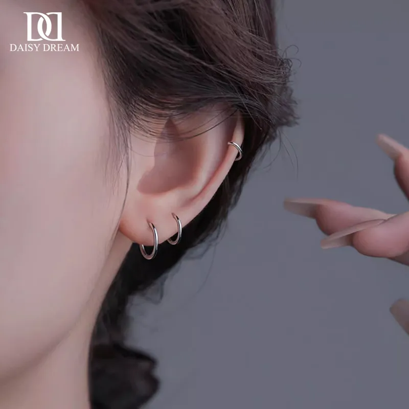 Daisy Dream Titanium Steel Earrings Unisex-1