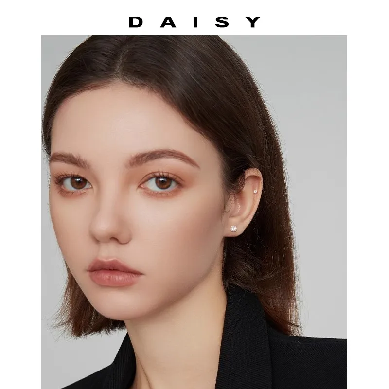 Daisy Dream Full Sterling Silver Stud Earrings Women's-3