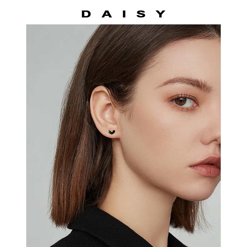 Daisy Dream 999 Fine Silver Stud Earrings Women's-2