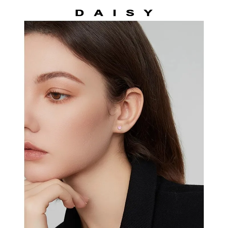 Daisy Dream Full Sterling Silver Stud Earrings Women's-3