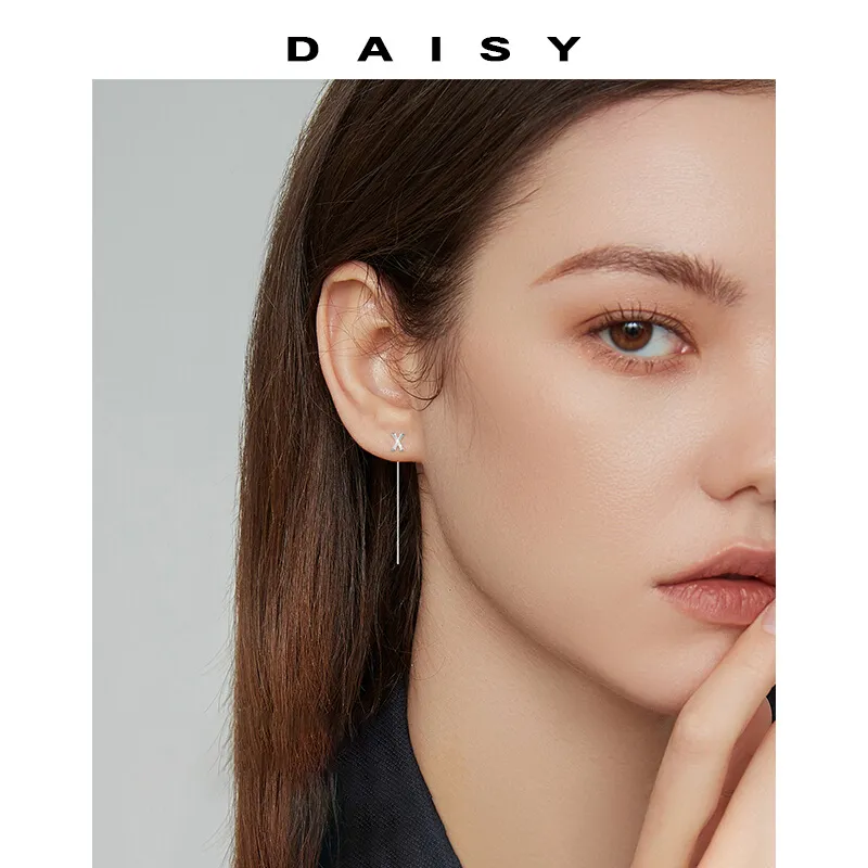 Daisy Dream Full Sterling Silver Earrings Women's-3