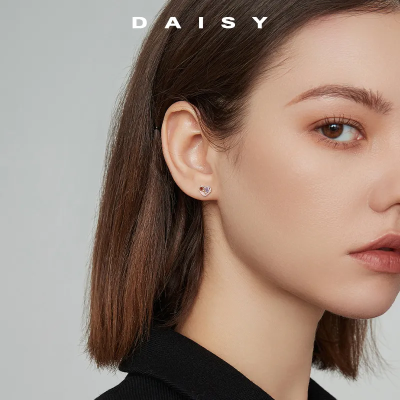 Daisy Dream Full Sterling Silver Stud Earrings Women's-2