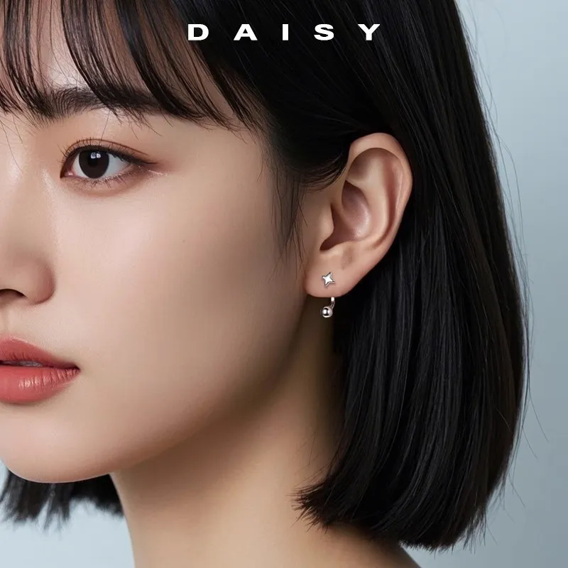 Daisy Dream S925 Silver Stud Earrings Women's-1