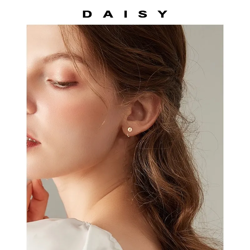 Daisy Dream 999 Fine Silver Earrings Women's-3