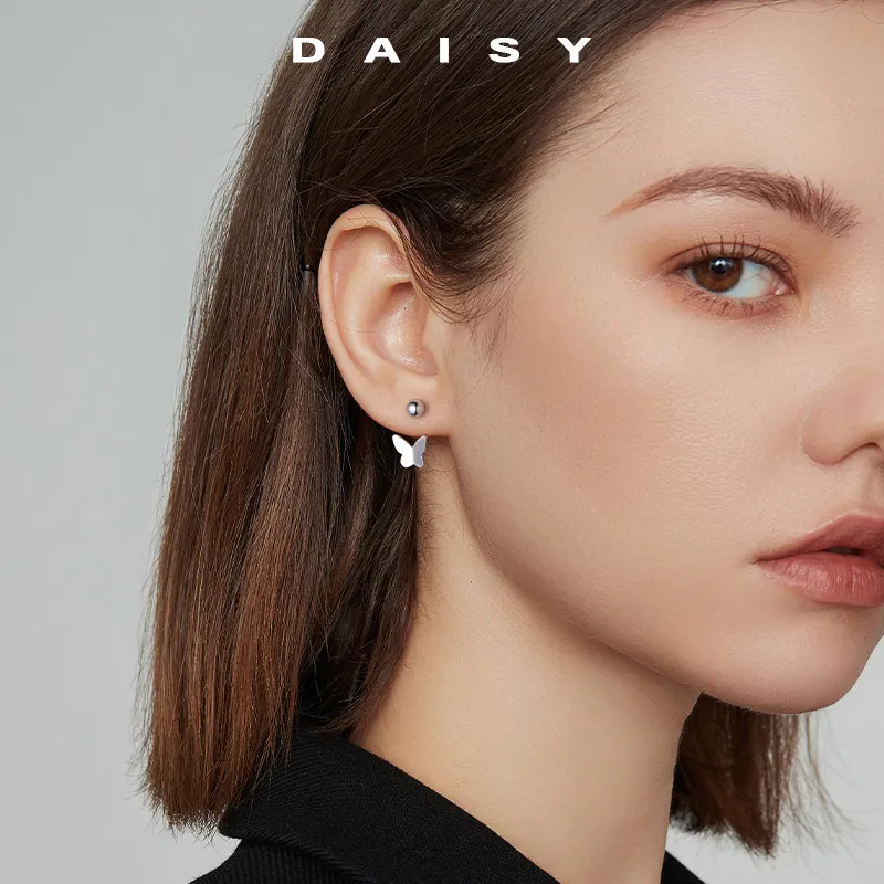 Daisy Dream Full Sterling Silver Stud Earrings Women's-3