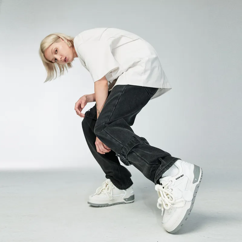 MAISON MISFIT 15 1950 Low Top Comfortable Versatile Breathable Skateboard Shoes Unisex White-6