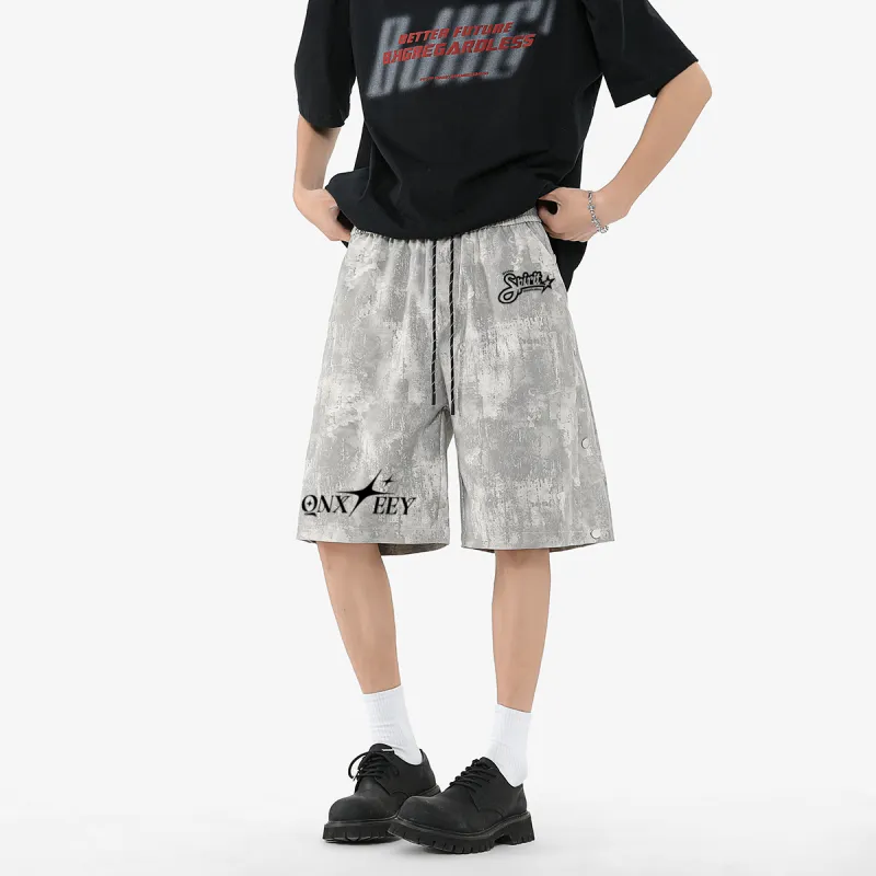 Qnxeey Casual Shorts Unisex-7