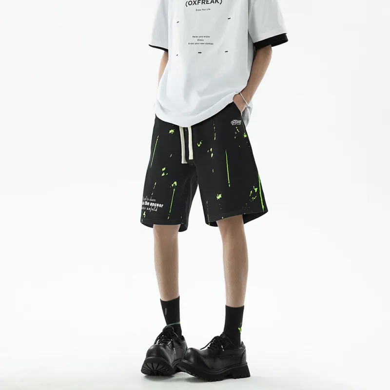 Qnxeey Casual Shorts Unisex-14