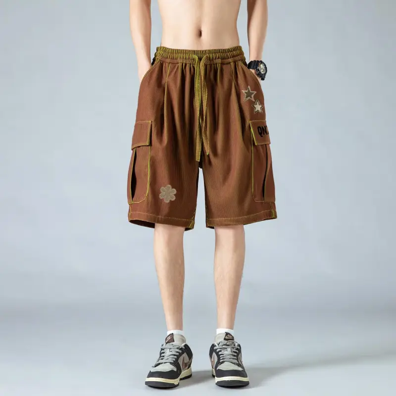 Qnxeey Casual Shorts Unisex-10