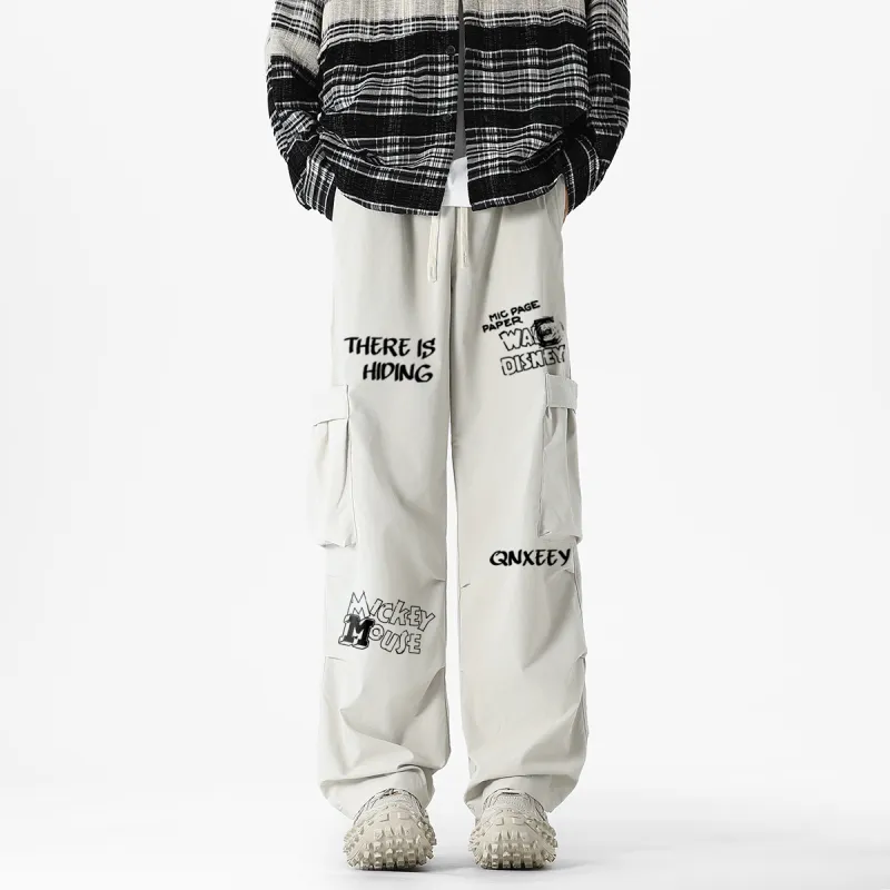 Qnxeey Cargo Pants Unisex-2