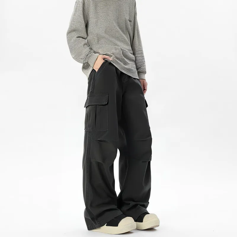 Qnxeey Cargo Pants Unisex-13