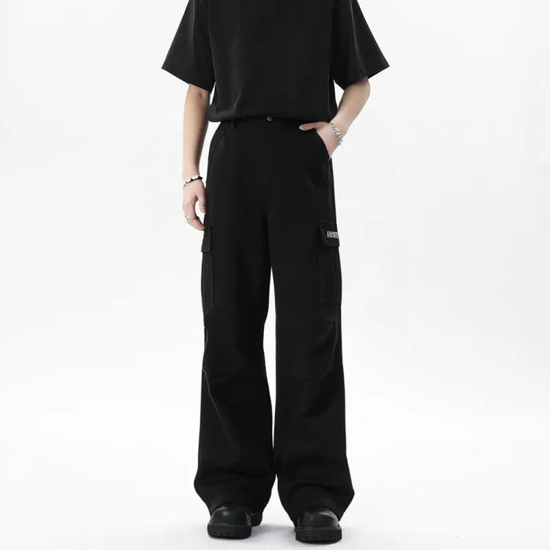 Qnxeey Cargo Pants Unisex-5
