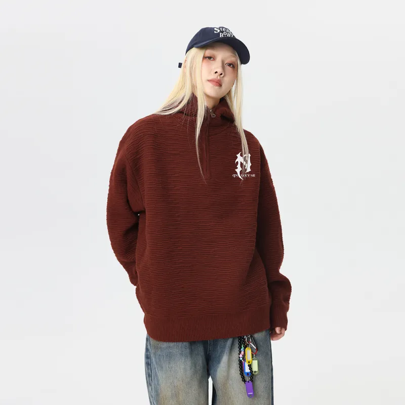 Qnxeey Sweaters Unisex-26