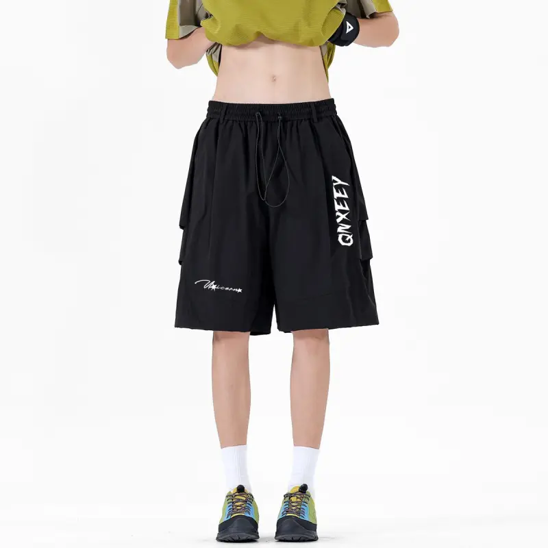 Qnxeey Casual Shorts Unisex-3