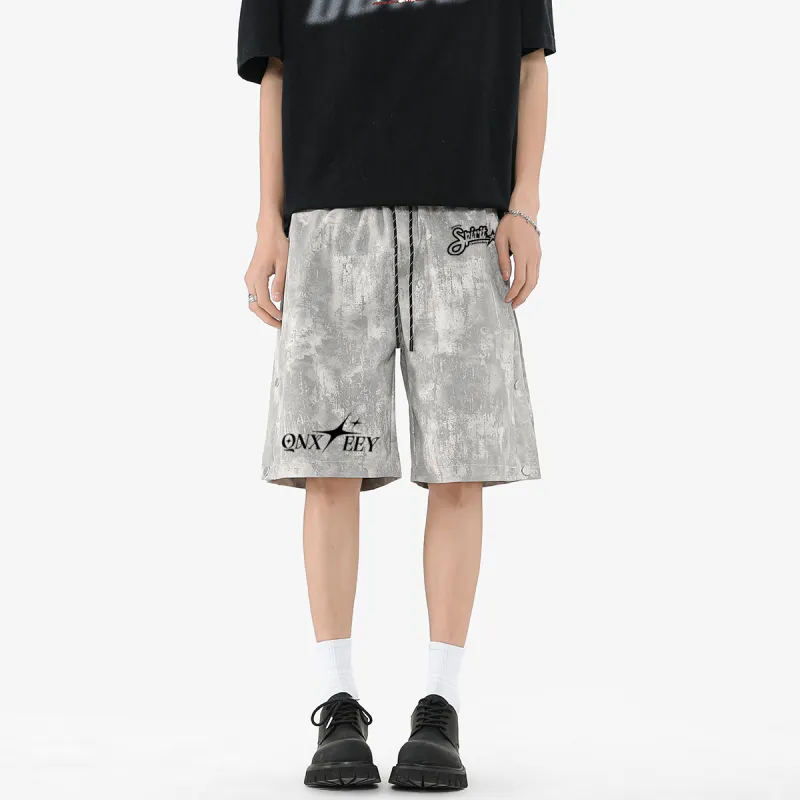 Qnxeey Casual Shorts Unisex-9