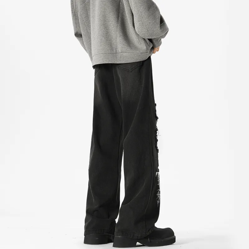 Qnxeey Jeans Unisex-6