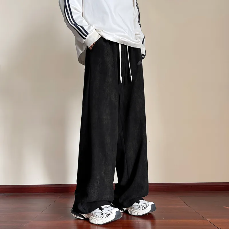 Qnxeey Casual Pants Unisex-3