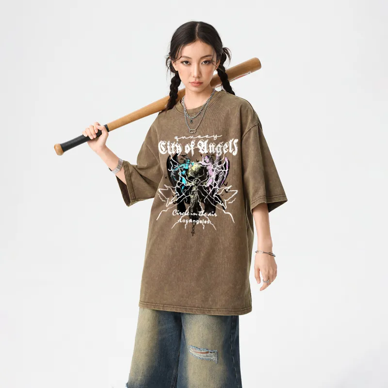 Qnxeey T Shirts Unisex-14