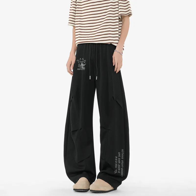 Qnxeey Knitted Sweatpants Unisex-17