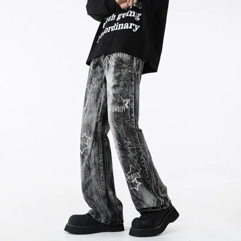 Qnxeey Jeans Unisex-2