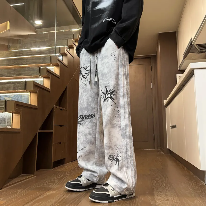 Qnxeey Casual Pants Unisex-7