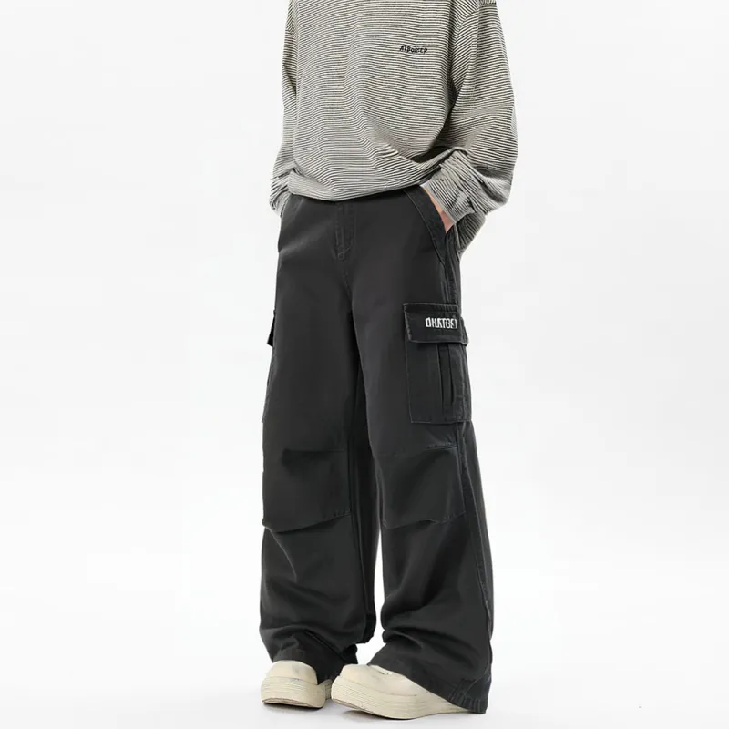 Qnxeey Cargo Pants Unisex-12