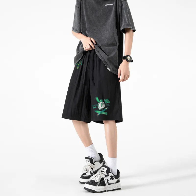 Qnxeey Casual Shorts Unisex-3