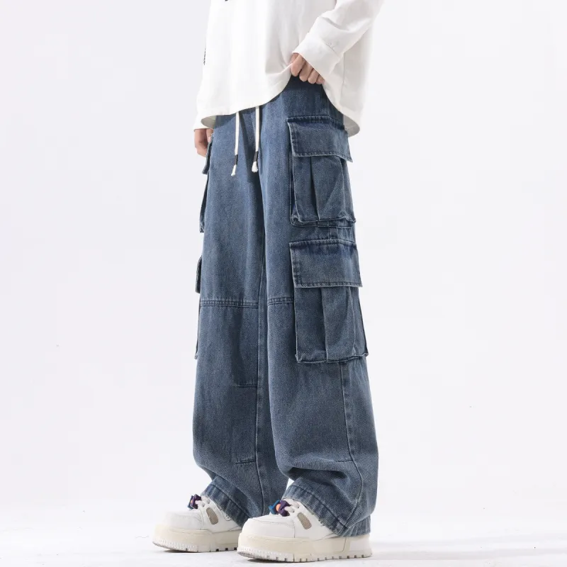 Qnxeey Jeans Unisex-8