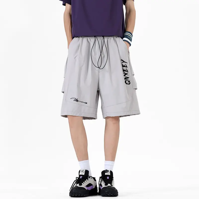 Qnxeey Casual Shorts Unisex-15