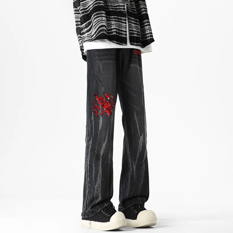 Qnxeey Jeans Unisex-2