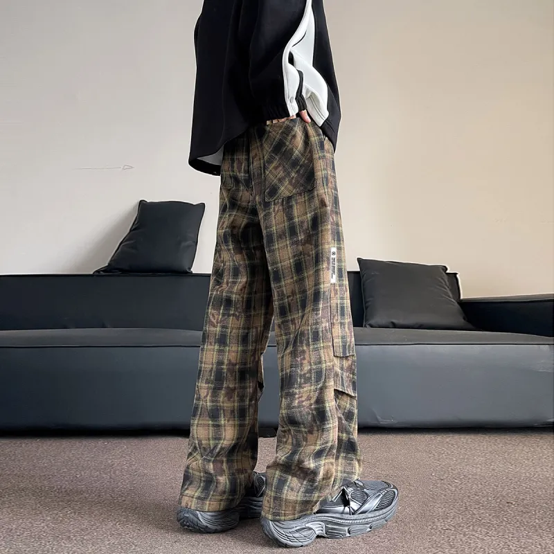 Qnxeey Casual Pants Unisex-17