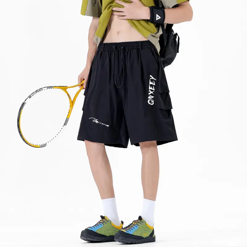 Qnxeey Casual Shorts Unisex-5
