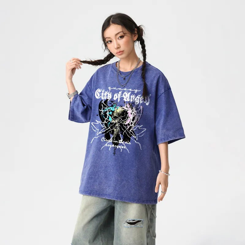 Qnxeey T Shirts Unisex-7