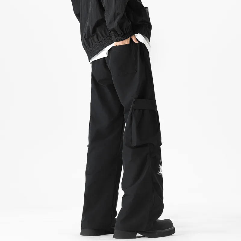 Qnxeey Cargo Pants Unisex-13