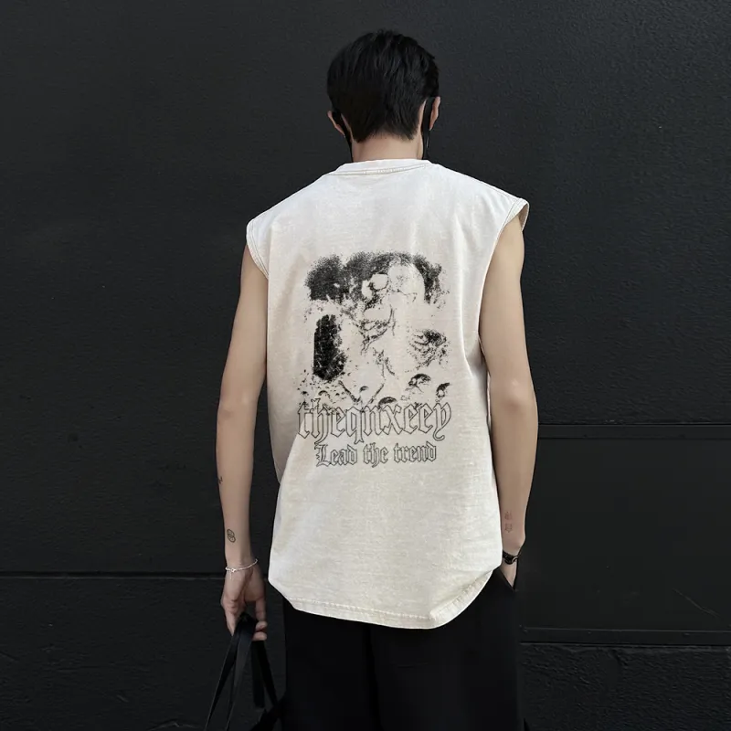 Qnxeey Tank Tops Unisex-7