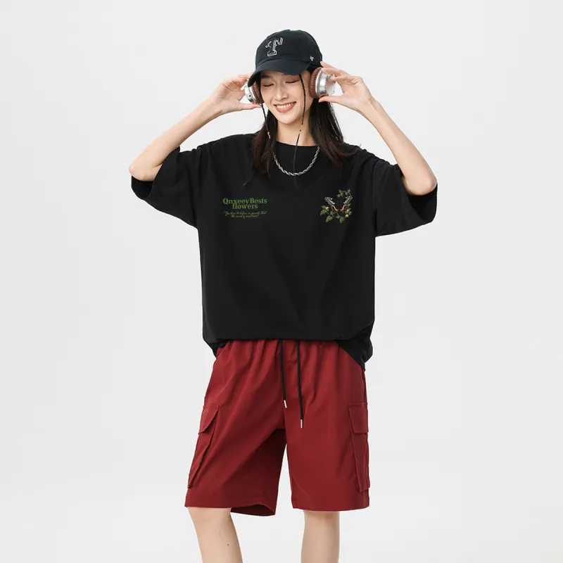 Qnxeey T Shirts Unisex-5