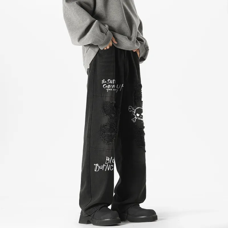 Qnxeey Jeans Unisex-5