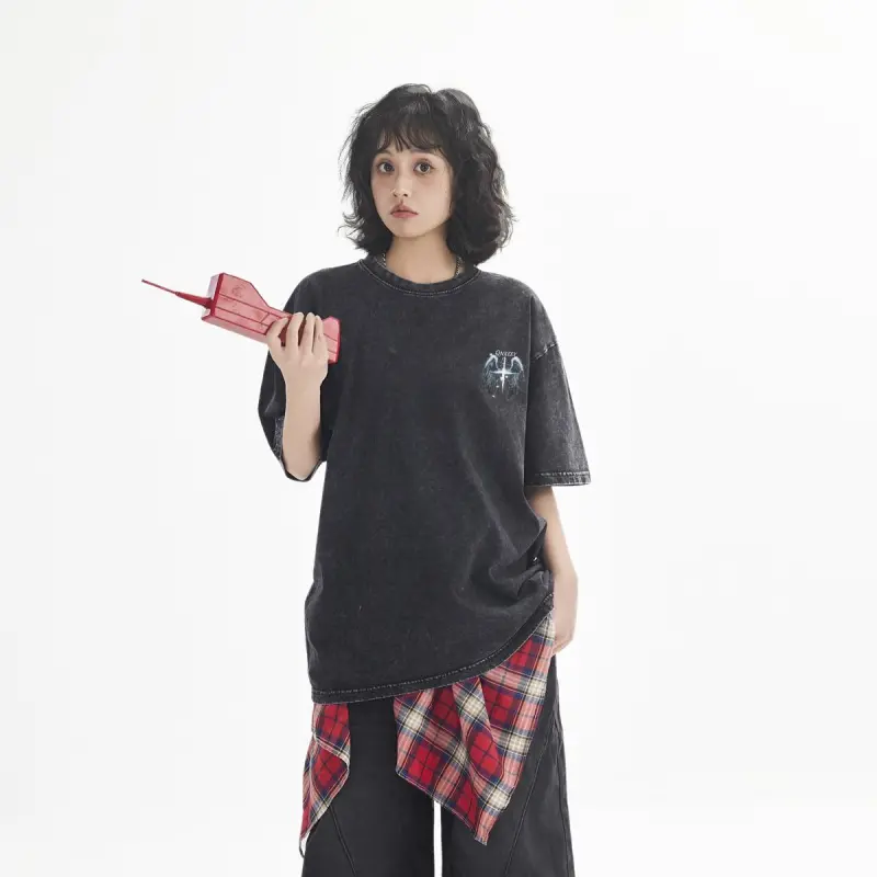 Qnxeey T Shirts Unisex-4
