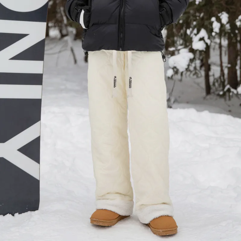 Qnxeey Down & Insulated Pants Unisex-11