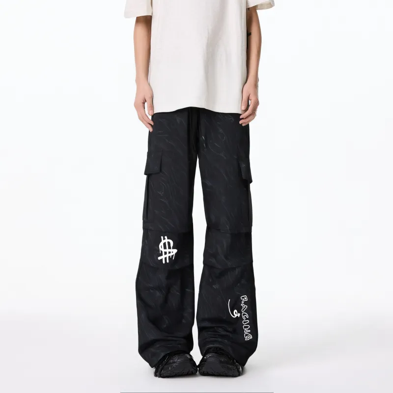 Qnxeey Cargo Pants Unisex-3