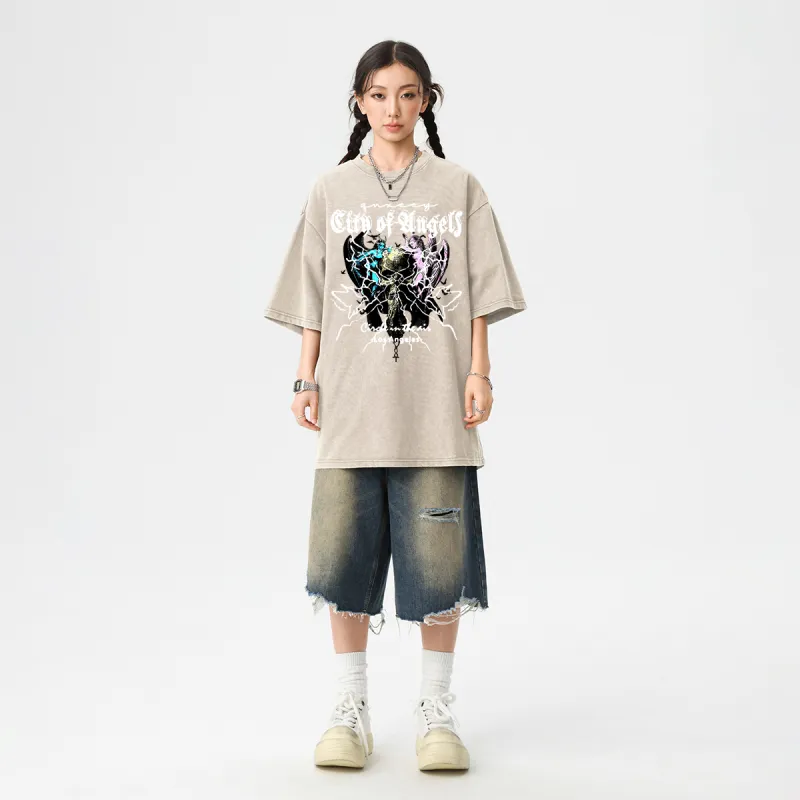 Qnxeey T Shirts Unisex-4